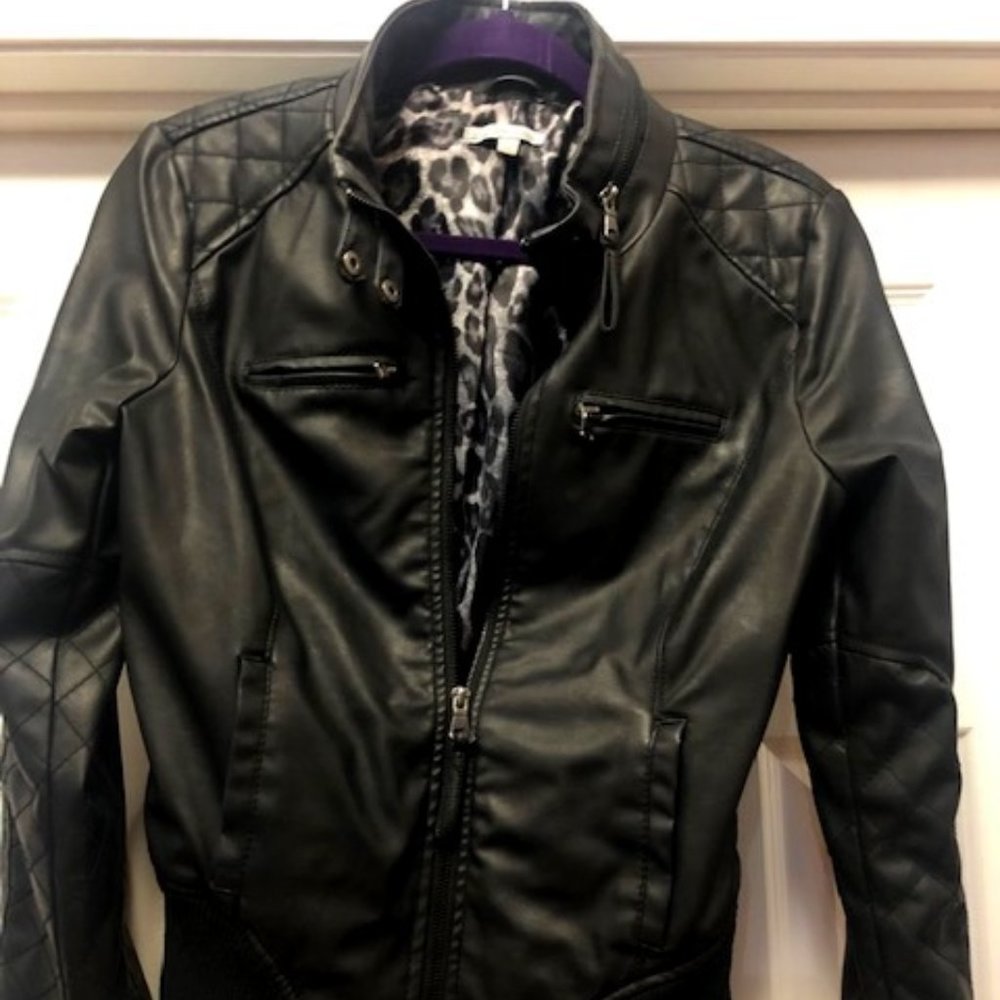Black leather Jacket
